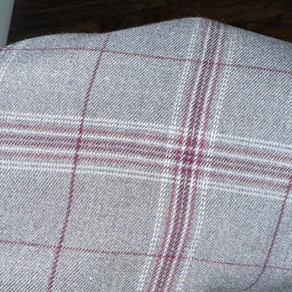 Croft & Barrow Gray Plaid A-Line Skirt - Picture 4 of 4